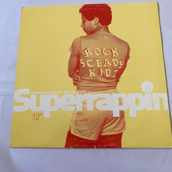 Superrappin' Vinyl Record Common 45 king rawkus fat beats hip hop the roots - Picture 1 of 2